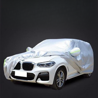 Housse de voiture imperméable et anti-poussière pour SUV MVP Film d'aluminium universel en nylon pour la protection de la carrosserie