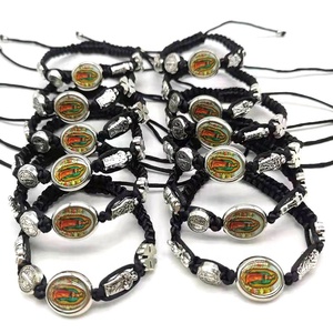 <span class=keywords><strong>Pulsera</strong></span> de aceite de goteo de doble cara, brazalete hecho a mano con efecto de protección, de la Virgen María, <span class=keywords><strong>San</strong></span> Judas, <span class=keywords><strong>San</strong></span> <span class=keywords><strong>Benito</strong></span>, trébol de cuatro hojas ovalado - Product Image 6
