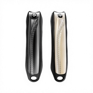 Coupe-ongles professionnel en acier inoxydable noir de haute qualité avec lame tranchante pour manucure et pédicure – Vente en gros - Product Image 2