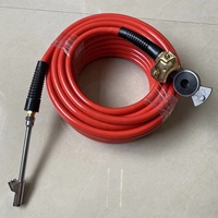 Kits de tuyaux de gonflage d'air pour camion OEM en gros d'usine 3/8 "tuyau ID 50ft WP 300PSI avec Gladhand et mandrin à air pour remplir les pneus de voiture