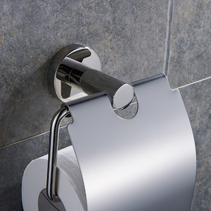 Saint Ruijia <b>Toilet</b> Paper Holder Chrome Plated Wall Mounted Bathroom <b>Accessory</b> 10 Kg Load Capacity - Product Image 1