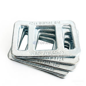 32 мм (1-1/4 дюйма) усиленная односторонняя пряжка для строп из тканого полиэстера, для ручной фиксации грузов - Product Image 1