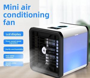 New Digital Display <b>Spray</b> Mini air Conditioner <b>Fan</b> Purification Humidification with Colorful Night Lights Summer Air Cooling <b>Fan</b> - Product Image 2
