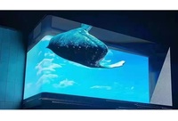 Guangzhou, p5 p8 p10, vidéo à l'œil nu, écran d'affichage numérique led, étanche, vidéo 3d, panneau publicitaire
