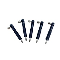 Nouveau kit d'outils pour fingerboard en plastique noir et acier, avec vis, écrous et tournevis