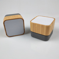 Haut-parleur Bluetooth sans fil en bois Hotselling pour cadeau personnalisé OEM ODM Mini barre de son Portable WS Studio LED SpeakerT