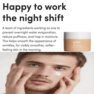 Crème anti-rides hydratante pour <span class=keywords><strong>homme</strong></span>, <span class=keywords><strong>hydratant</strong></span> facial à l'acide hyaluronique, beurre de karité, caféine, réduit les rides pendant le sommeil - Product Image 6