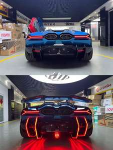 Kit de carrosserie en fibre de carbone sèche de style Dk pour <span class=keywords><strong>Lamborghini</strong></span> Revuelto jupe de lèvre avant diffuseur arrière capot de becquet - Product Image 4