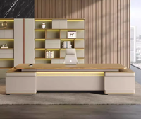 Patron bureau simple moderne bureau lumière luxe senior sens chaise combinaison président grande classe bureau gestionnaire mobilier de bureau