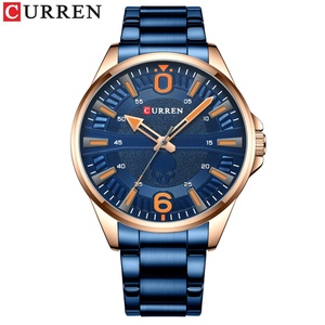 2022 Luxury Curren 8389 Band Custom <b>Automatic</b> Man Quartz Watch Stainless Steel 3Atm Sport Watch for Men - Product Image 1