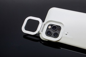 Anillo de Flash ABS + PC para espectáculo en vivo, funda de teléfono inteligente con relleno de luz LED para selfi, para iPhone 12 12 Pro - Product Image 4