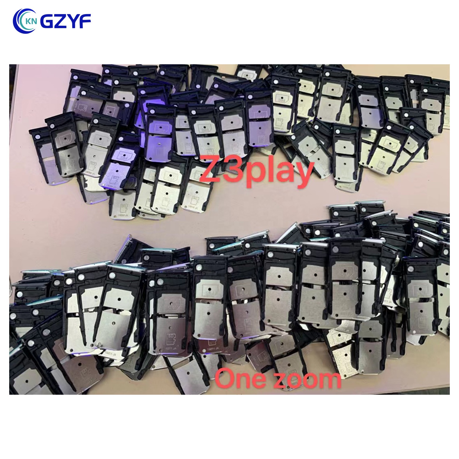 Двойной порт Sim-чип Bandeja Llave для moto Z3 play One zoom Lector Sim для moto Z3 play One zoom