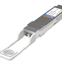 Transceptor Óptico 40G QSFP+ ZR4 80KM LC WDM DDM SMF Compatible con Conmutadores de Red Genéricos, Módulo de Transceptor Óptico