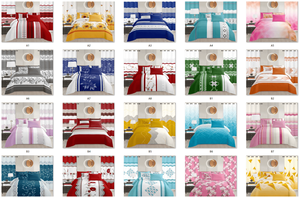 Ensemble de draps de lit en microfibre de luxe 8 pièces, taille king, imprimé, ensemble de literie pour la maison, vente en gros - Product Image 6