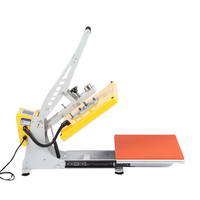 Presse à chaud semi-automatique AYF 38*38 220/110V 1400W/1800W, nouvelle machine pour personnalisation numérique de t-shirts et vêtements