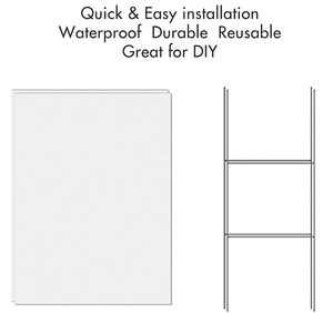 Giá thấp nhất sân Đăng Board 18*24 UV in ấn sân đăng ký với h-cổ phần đa chức năng PP trống Hội Đồng Quản trị kỳ nghỉ bên dấu hiệu - Product Image 4