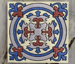 <span class=keywords><strong>Azulejos</strong></span> Marroquíes <span class=keywords><strong>Pequeños</strong></span> con Diseño Floral de 100x100 mm, <span class=keywords><strong>Azulejos</strong></span> Antiguos para Cocina, Balcón, Baño, <span class=keywords><strong>Azulejos</strong></span> Decorativos Verdes Retro para Baño - Product Image 6