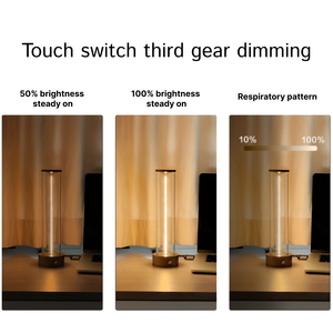 USB Rechargeable LED Night Light Magnetic <strong>Base</strong> 3 Brightness Levels Dimmable <strong>Table</strong> <strong>Lamp</strong> Flexible for Bedroom/Office/Home Decor - Product Image 5
