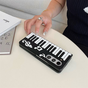 Ốp điện thoại cứng hình phím đàn piano 3D dành cho Samsung Galaxy Z Fold 7 6 5 4 3, thiết kế ghi chú âm nhạc, mỏng nhẹ, bảo vệ toàn diện cho Z Flip 7 6 5 4 3 - Product Image 5