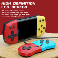 Console de jeu vidéo portable Factory F1, écran 3,0 pouces, jeux rétro classiques, manettes, pour enfants, cadeaux d'anniversaire, jouets