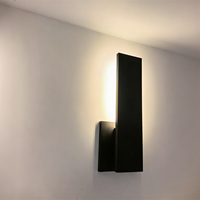 Applique murale LED extérieure moderne ETL, étanche, avec base en aluminium, pour maison, jardin, cour, garage, patio, véranda