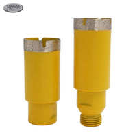 Scie cloche diamantée pour le perçage de carreaux de porcelaine, céramique, granit, marbre, verre, clé à douille plate, outils Johnson Work