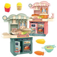 Ensemble de cuisine pour enfants amusant et raffiné à prix avantageux, jouet de jeu d'imitation, mini cuisine avec lumière