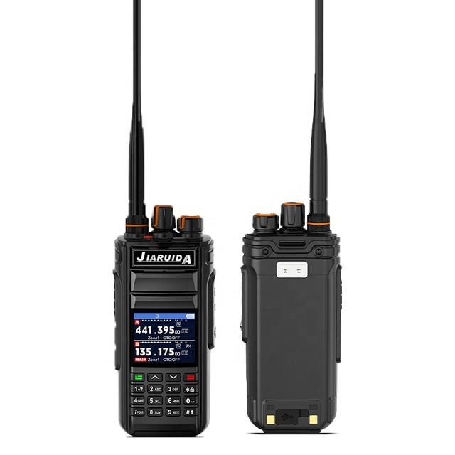 JIARUIDA YH-UV390 Portable Handheld Two-Way Radio 10W Long Ran Digital IP68 Waterproof Walkie Talkie With Air Band Reception