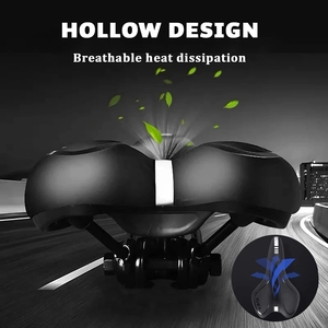 Coussin de vélo souple et confortable pour hommes et femmes <span class=keywords><strong>selle</strong></span> de vélo d'exercice Style simple <span class=keywords><strong>gel</strong></span> vtt siège de vélo de route de montagne - Product Image 3