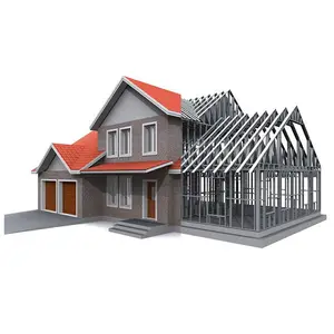 Prefabricated Steel Structure Luxury Villa Prefab House Customized Light Steel House