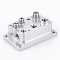 Support de montage en aluminium 6061 usiné CNC sur mesure, bloc de fixation pour capteur OEM, connecteur de liquide, base de précision