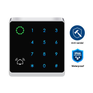 スクエア型メタルキーボードデジタルドアロック 125KHz 25KHz 13.56Mhz RFIDリーダーキーパッドアクセス制御システム TuyaWIFIアプリ - Product Image 4