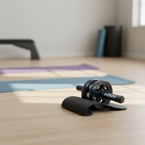 Rueda Abdominal con Almohadilla para Rodillas, Plástico Negro, Equipo de Entrenamiento de Fuerza Abdominal para Hombres y Mujeres, Modelo D0100H5MGLJ - Product Image 2