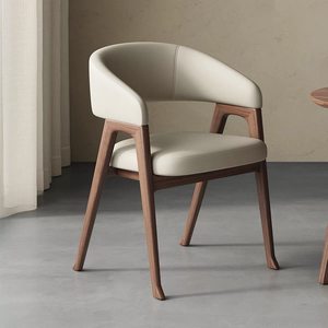Sedia <span class=keywords><strong>in</strong></span> <span class=keywords><strong>Legno</strong></span> Bianco Crema BST Stile Retrò, Lussuosa Sedia da Pranzo di Design per Casa, Semplice ed Elegante - Product Image 1