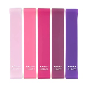 Fasce di Resistenza in Lattice Naturale Anti-Strappo, Colori Personalizzabili, per Fisioterapia, Yoga, Pilates e <span class=keywords><strong>Fitness</strong></span> - Product Image 2