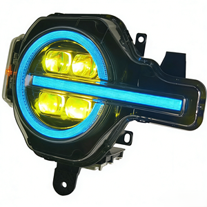Faro Delantero LED RGB de 4 Lentes <span class=keywords><strong>Amarillo</strong></span> para <span class=keywords><strong>Ford</strong></span> <span class=keywords><strong>Bronco</strong></span> 2021-2025, Actualización de Faro Delantero LED, Accesorios de Luz Delantera - Product Image 4