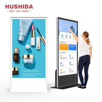 Écran tactile LCD HUSHIDA de 85 pouces, grand écran, moniteur 4K, affichage numérique pour ascenseur, affichage numérique pour magasin