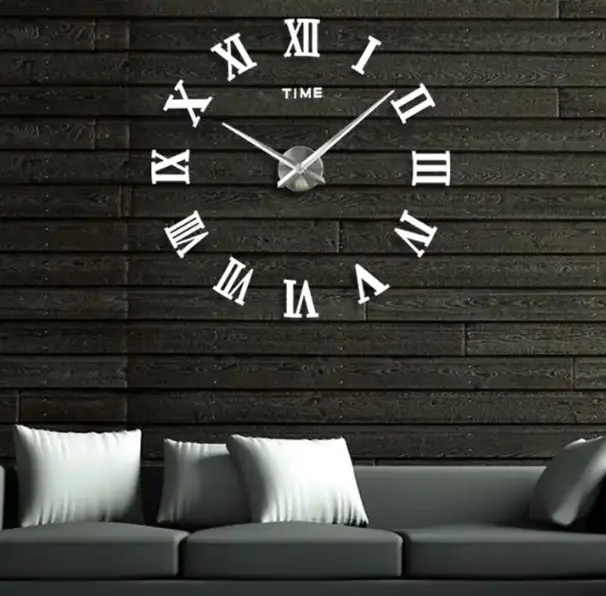 2023 lüks akrilik Sticker ev dekorasyon dijital Modern duvar saatleri büyük Diy 3d saat duvar Horloge Reloj karşılaştırıldı kuvars