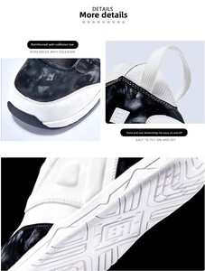 Sheepba Bottes de <span class=keywords><strong>ski</strong></span> de snowboard Freestyle pour femme et homme Séchage rapide Nylon imperméable antidérapant Sangles d'hiver chaudes en noir et blanc - Product Image 2
