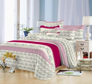 Sợi Nhỏ 100% Polyester Sắc Tố In Ấn Khăn Ga Giường Vải Dệt May Nhà Bộ Đồ Giường Vải Với Màu Sắc Tốt Độ bền Màu - Product Image 2