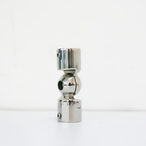 وصلة موصلة مستديرة للدرابزين وأنابيب الحديد المرفوعة من الفولاذ المقاوم للصدأ المرن - Product Image 2