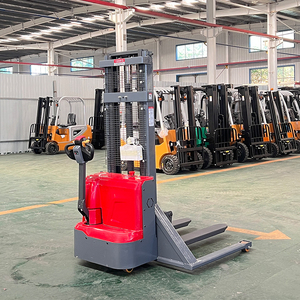 Empilhadeira Elétrica Youli 1500kg com Bateria, Empilhadeira Elétrica de Pernas Largas, Caminhão Empilhador de Paletes - Product Image 1