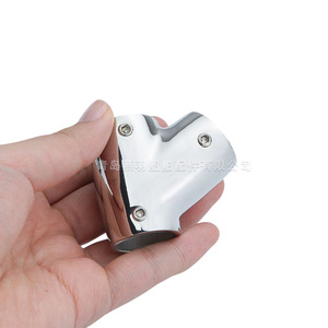 Raccord en T droit en acier inoxydable 316 poli miroir à 60 degrés, épaissi, pour applications marines, type générique - Product Image 3
