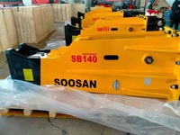 SB140 pour marteau brise-roche, excavatrices de 34 à 42 tonnes, diamètre de la pointe de 155 mm, couleur jaune, garantie d'un an, Shandong Construction