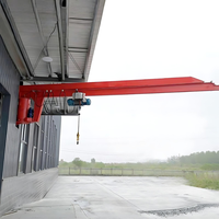 Grue à flèche murale télécommandée sans fil 1T 3T 5T 10T, grue à flèche murale, grue cantilever pour usine