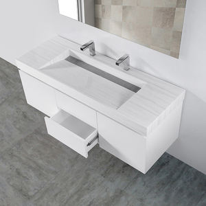 Superficie de la Mesa del tocador del baño <span class=keywords><strong>Encimera</strong></span> del fregadero de pared <span class=keywords><strong>encimera</strong></span> de lavado de superficie sólida - Product Image 5