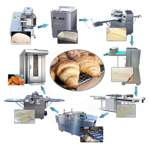 ORME Easy Operation Mini Butter Croissant Equipment Line De Production Croissant Full Automatic