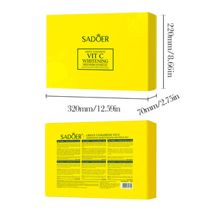 Soin hydratant à la mandarine verte VC, série de soins de la <span class=keywords><strong>peau</strong></span>, crème hydratante, blanchissante et nourrissante <span class=keywords><strong>pour</strong></span> le visage, coffret cadeau <span class=keywords><strong>pour</strong></span> peaux mixtes - Product Image 5