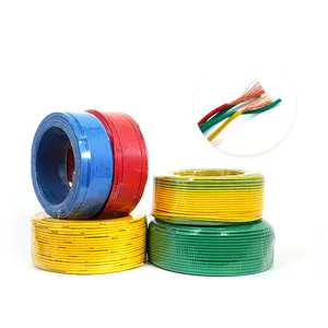BV Round Flexible Copper Cable 300/500V cables Electric Wires with PVC Insulated