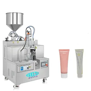 For Sale Semi Automatic Toothpaste Ointment Grease Small Plastic Tube Fill Seal Filling Sealing Machine